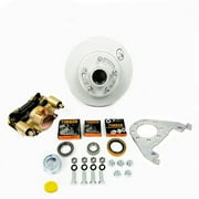 Southwest Wheel Pro 3,500 lbs. Gold Finish Disc Trailer Axle Brake Kit for One Wheel