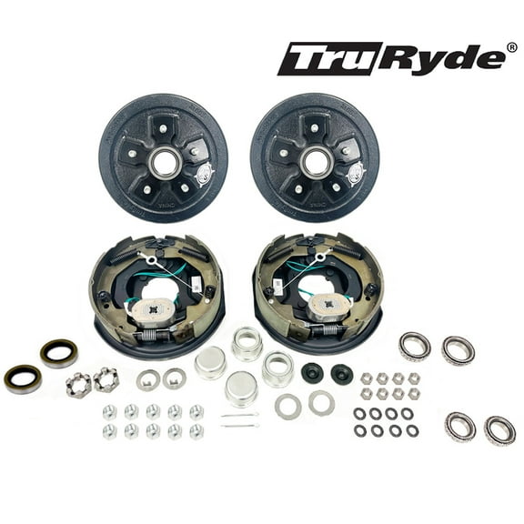 Southwest Wheel Self Adjusting Electric Brake Kit for 3,500 lbs. Trailer Axle, 5-5.5" Bolt Circle