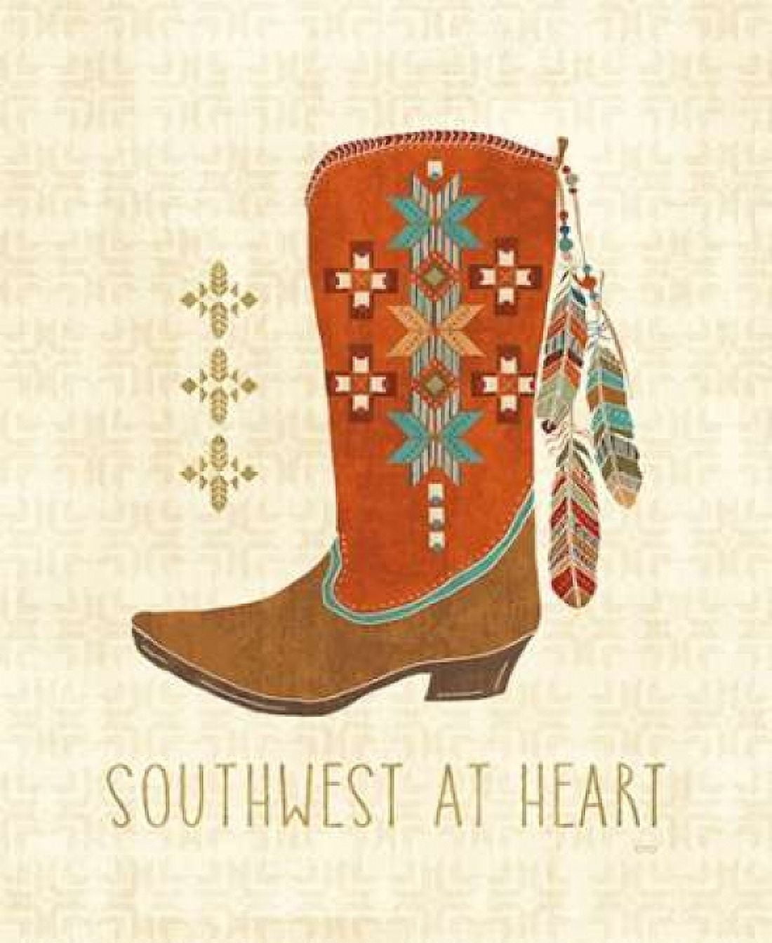 Southwest at Heart IV Canvas Art - Veronique Charron (20 x 24)