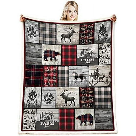 Southwestern American Native Throw Blanket Christmas Blanket Gifts Farmhouse Decor Aztec Bohemia Decor Reversible Woven Tassels Mexican Blankets and Throws for Couch Bed Livingroom