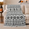 thumbnail image 1 of Southwestern Autumn Halloween Geometric Print, Festive Halloween Scene, Warm Flannel Blanket for Living Room and Reading Nook, Art Lovers Halloween Gift, Festive Home Decor, 1 of 9