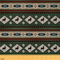 thumbnail image 1 of Southwestern Aztec Fabric By The Yard,Tribal Arrow Upholstery Fabric,Vintage Geometric Diamond Indoor Outdoor Fabric,Hunting Deer Decorative Fabric,Red Black,5 Yards, 1 of 5