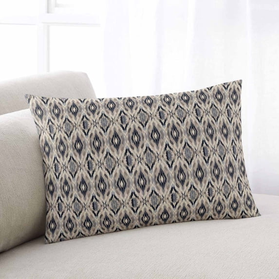 Southwestern, Body Pillow Cover, Pillowcase Protectors with Zipper, Breathable Decorative Throw Pillow Case Cover, Abstract Tribal Native Geometric Grey Pillow Shams for Couch Sofa 24x36Inch