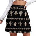 thumbnail image 1 of Southwestern Cactus Pattern 221 Mini Skirt skirts for womens korean style women clothing, 1 of 7