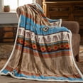 thumbnail image 1 of Southwest Cactus Plush Throw, 1 of 7