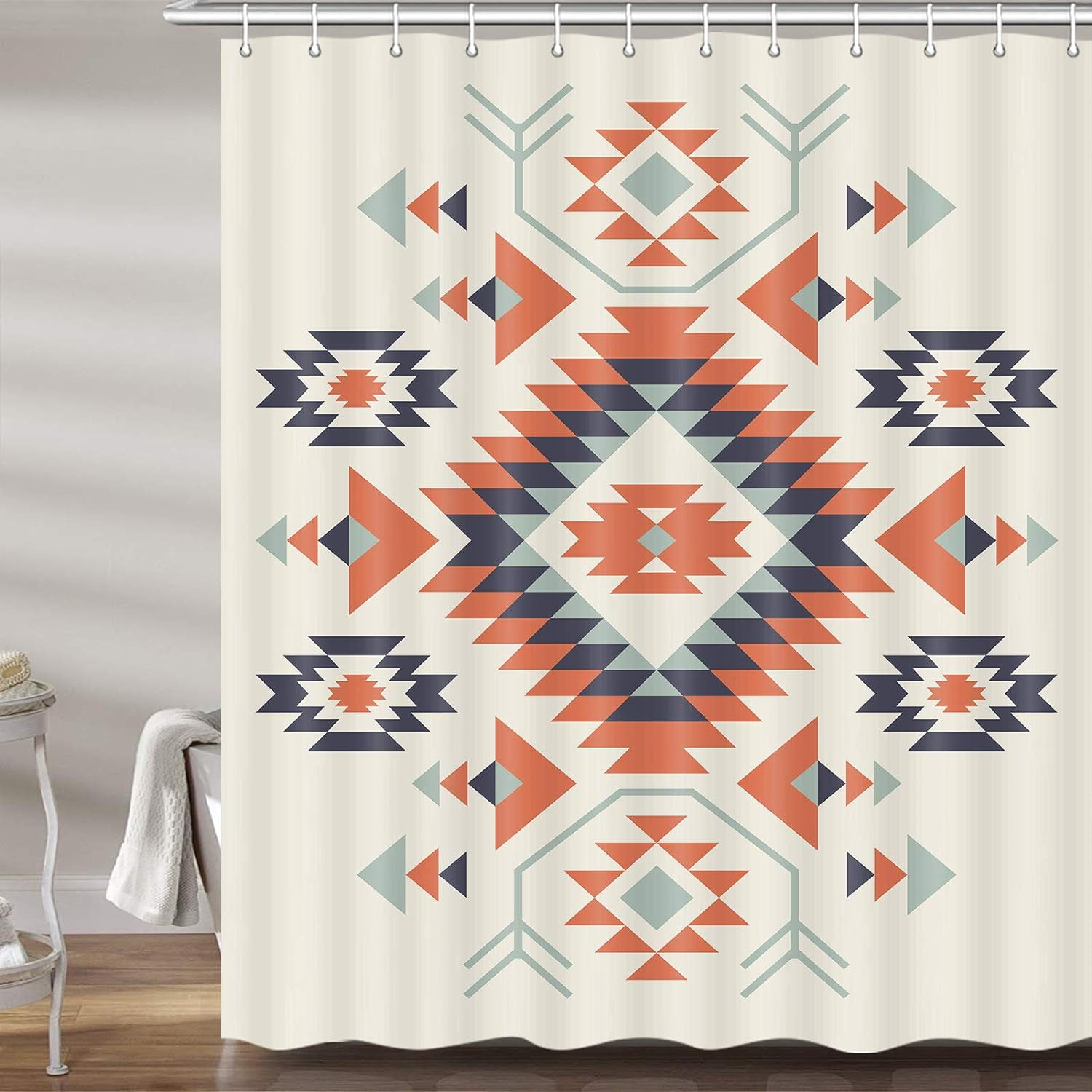 Southwestern Decor Shower Curtain for Bathroom, Southwest Pattern