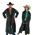 thumbnail image 1 of Southwestern Equine American Cowboy Saddle Slicker Rain Coat Duster – 100% Waterproof Full Length Unisex (Black, XX-Large), 1 of 6