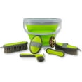 thumbnail image 1 of Southwestern Equine Collapsible Grooming Kit 10 Liter Bucket and 5 Grooming Tools, 1 of 7