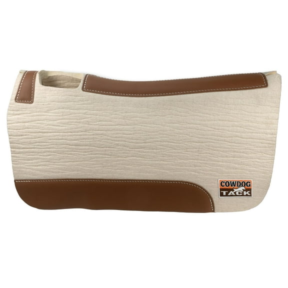 Southwestern Equine CowDog Steam Pressed Wool Saddle Pad Horse Saddle Pad Wool Contoured