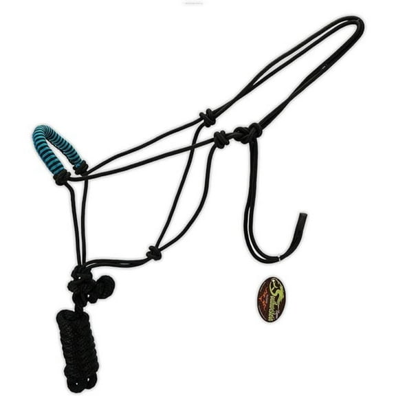 Southwestern Equine Rope Halter and Lead with Designer Braided Nose