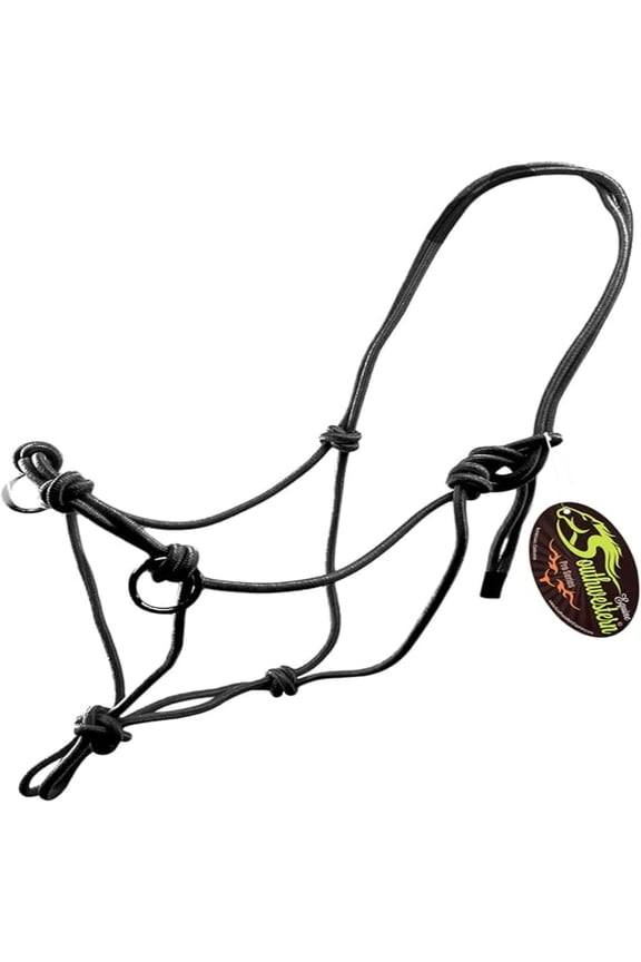 Side Pull Rope Halters with Nickle Plated Rings