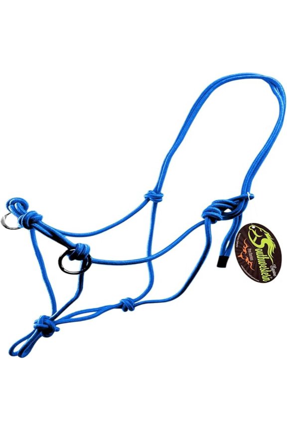 Side Pull Rope Halters with Nickle Plated Rings