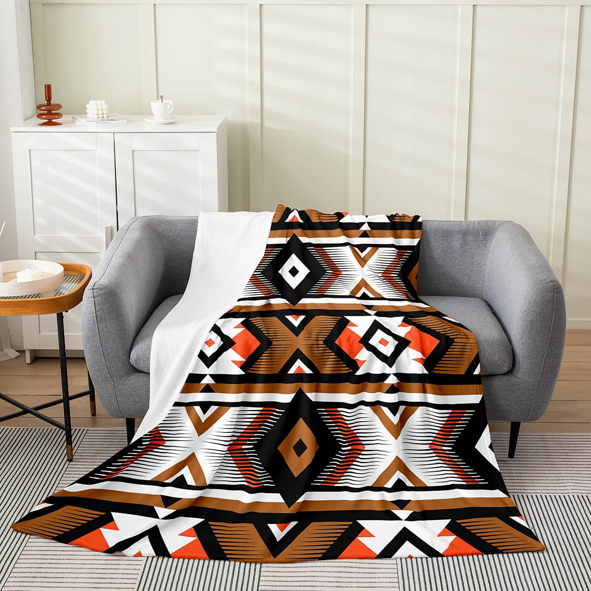 Black aztec blanket sale