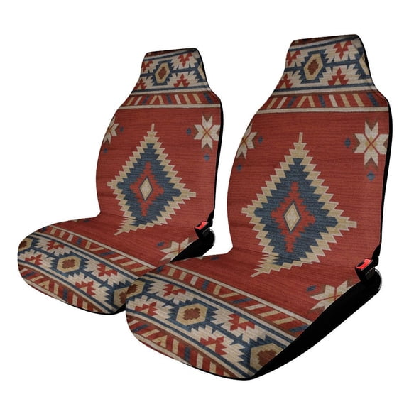 Southwestern Geometric Car Seat Covers Front Seats Universal Fit for Cars SUV Truck Auto Interior Accessories