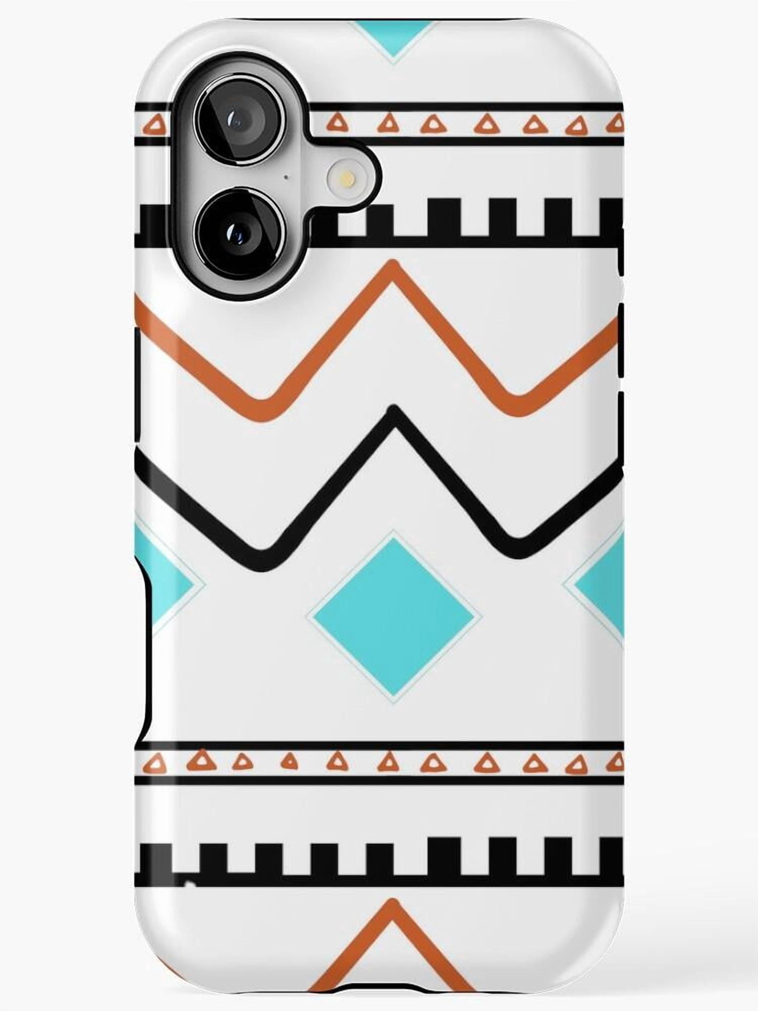 Southwestern Geometric Chevron and Diamond Tough Phone Case for Select ...