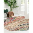 thumbnail image 1 of Southwestern/Lodge Tazetta Collection Area Rug 7'11"x7'11" Octagon - Multi, 1 of 5