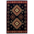 thumbnail image 1 of Southwestern Medallion Ultra-Soft Indoor Area Rug or Runner, 4' x 6', Black by Blue Nile Mills, 1 of 4