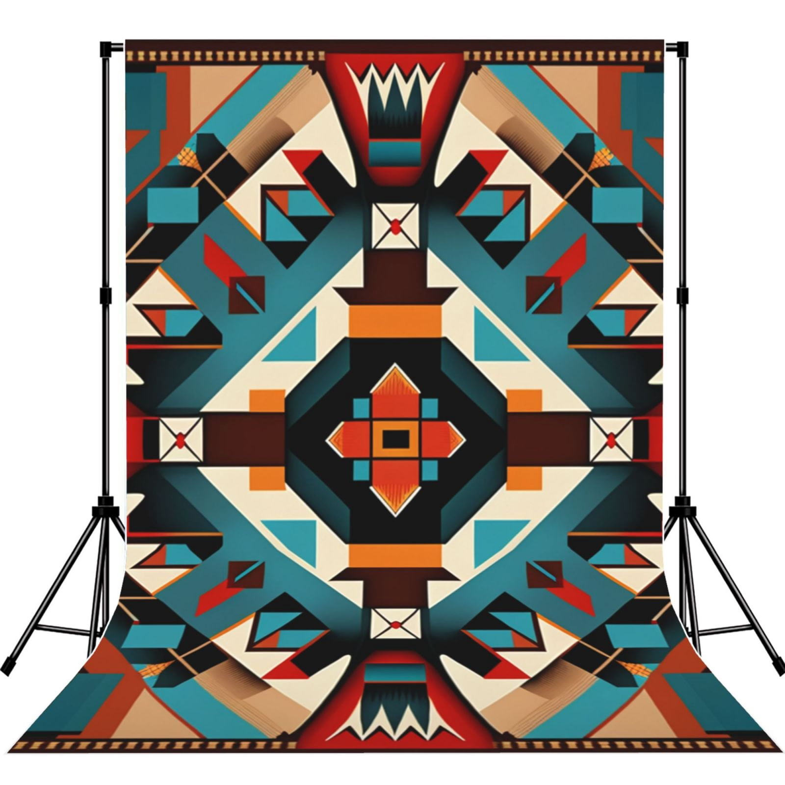 Southwestern Native American Geometric Photography Backdrop 5x7Ft ...