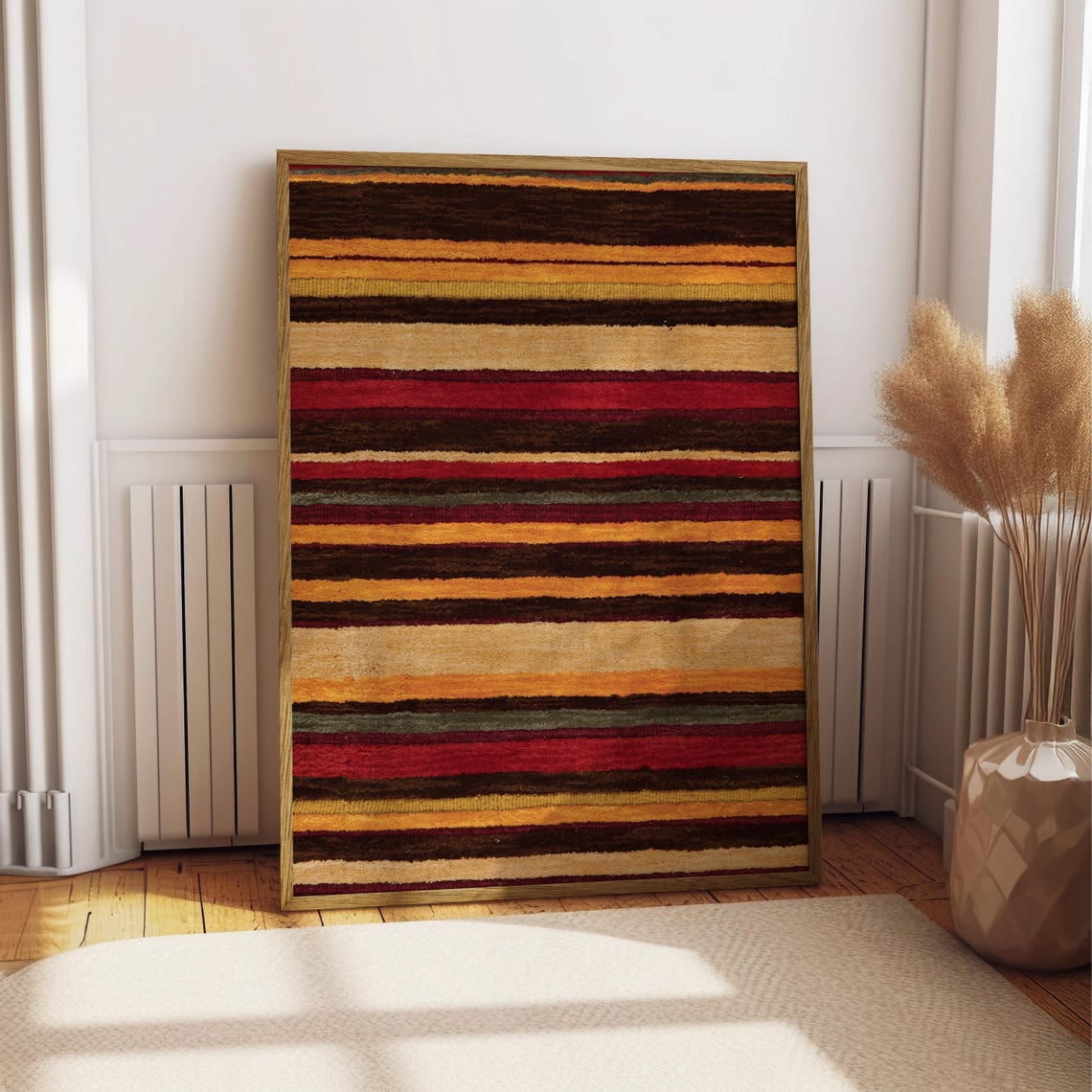 Southwestern Pattern Poster, Desert Geometric, Tribal Style Textile ...