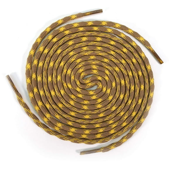 Southwestern Rockwear (2 Pair) Heavy Duty Round Boot Laces Shoelaces for Hiking Walking Construction Safety Work Boots Shoes