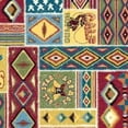 thumbnail image 1 of Southwestern Rodeo Patch Cotton Fabric, 1 of 1