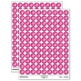 thumbnail image 1 of Southwestern Style Tribal Gecko Lizard 200+ Round Stickers - Hot Pink - Matte Finish - 0.50" Size, 1 of 3