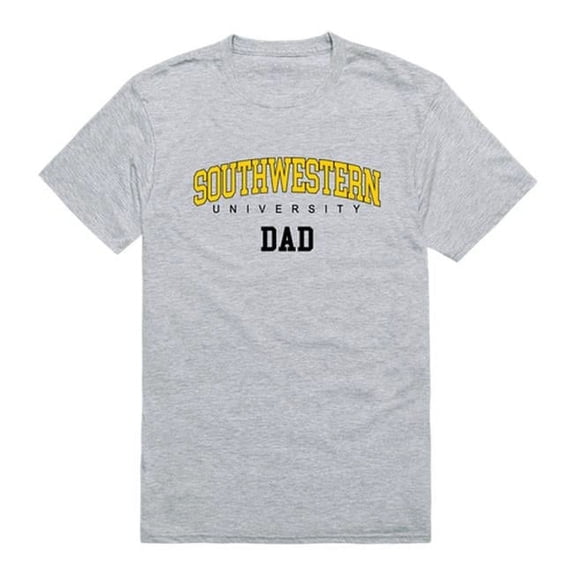 Southwestern University Pirates College Dad T-Shirt, Heather Grey - Small