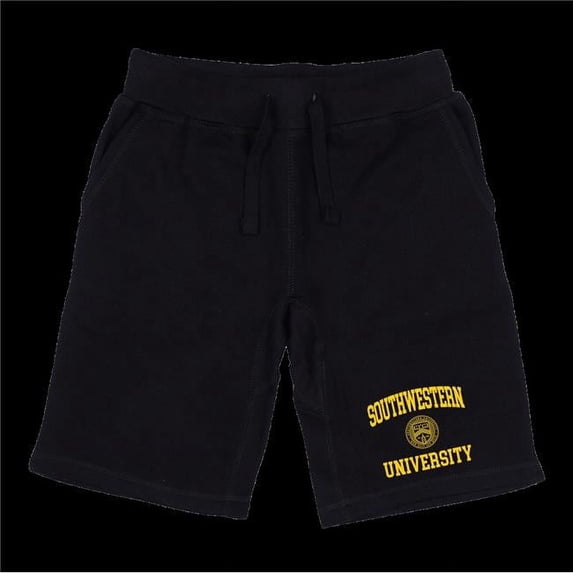 Southwestern University Pirates Seal Shorts, Black - Small
