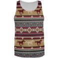 thumbnail image 1 of Southwestern Wild Horses Pattern All Over Mens Tank Top Multi LG, 1 of 2