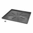 thumbnail image 1 of Southwin 20783 30.5 x 34.5 in. Graphite Drain Pan with Fitting, 1 of 1