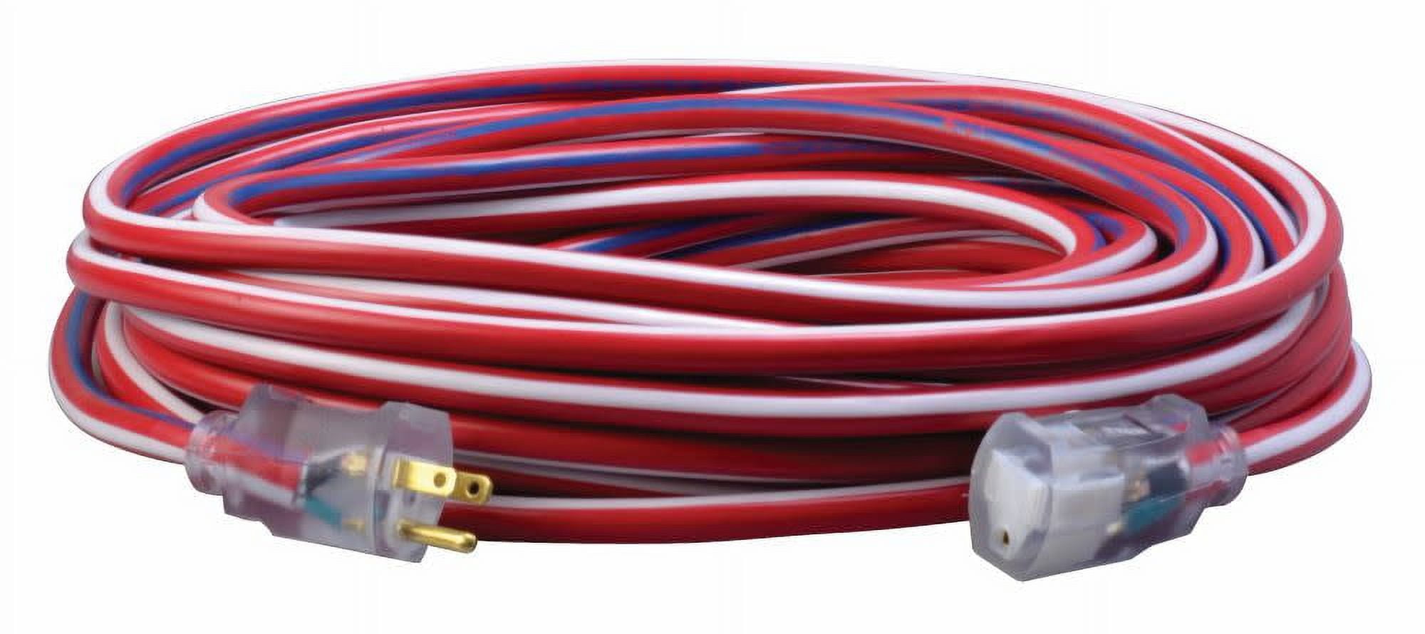 Southwire 02548usa1 12/3 50' Contractor Grade American Made Extension Cord with Lighted End