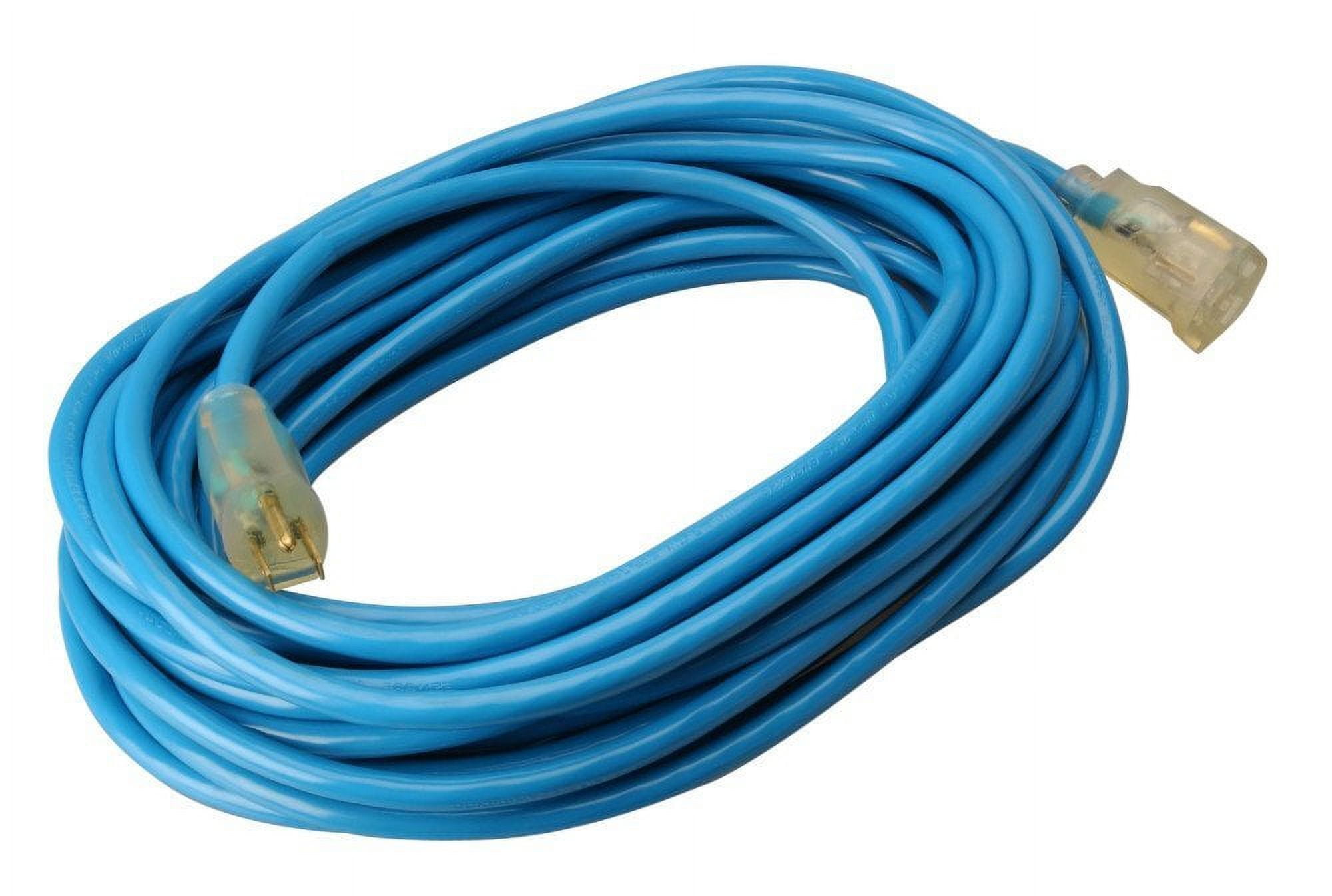 Southwire 02568 12/3 50' Blue Cold Weather Extension Cord