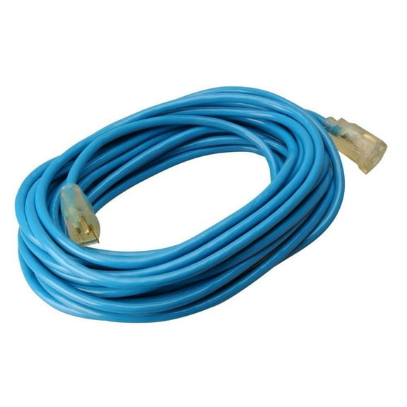 Southwire 02568 12/3 50' Blue Cold Weather Extension Cord