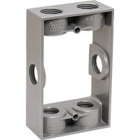 Southwire 1/2 In. 6-Hole 1-Gang Weatherproof Extension Ring WB1650EXT-UPC