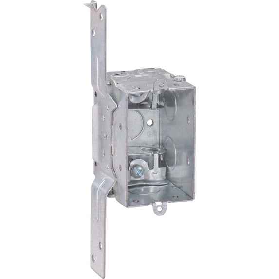 Southwire 1-Gang Steel Welded Armored Cable Wall Box G601-FBX-UPC
