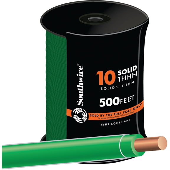 Southwire 10 AWG Solid THHN Electrical Wire - Pack of 6