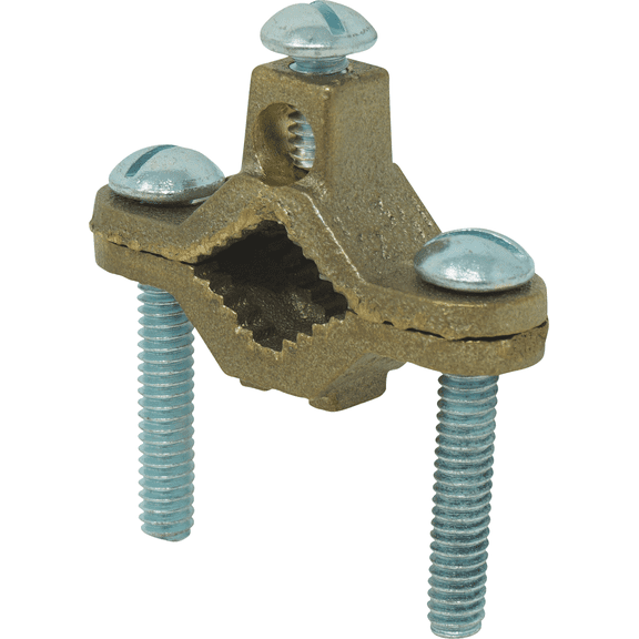 Southwire #10 STR to #2 STR Ground Clamp - Single Pack Residential Use, Standard Application