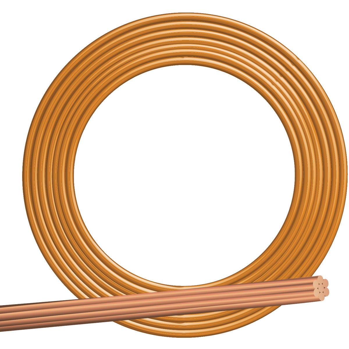 Southwire 10674003 200 ft. 4 Stranded Bare Copper Wire, 4 Guage