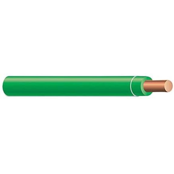 Southwire 11583241 50' 14 Gauge Solid Green Thhn Wire