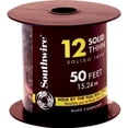 thumbnail image 1 of Southwire 11587337 Solid THHN Building Wire, 12 Gauge, Black, 50', 1 of 1