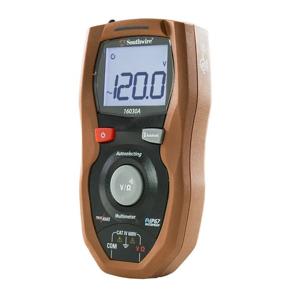 Southwire 16030A Auto-Selecting CAT IV Digital Multimeter