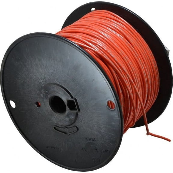 Southwire 18 AWG, 16 Strand, Orange Machine Tool Wire PVC, Acid, Moisture and Oil Resistant, 500 Ft. Long