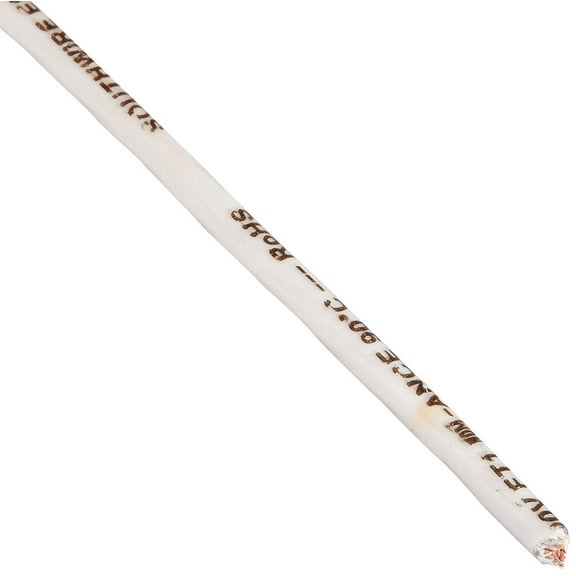 Southwire 22965852 Simpull THHN or THWN2, 12 Gauge THHN Stranded Wire, 100' per Roll, White
