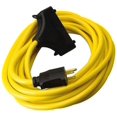 thumbnail image 1 of Southwire 25 Foot Heavy Duty Yellow Outdoor Extension Cord 12/3 Gauge, 1 of 1