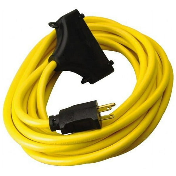 Southwire 25 Foot Heavy Duty Yellow Outdoor Extension Cord 12/3 Gauge