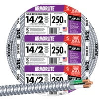 Southwire 250 Ft. 14/2 MC Armored Cable Electrical Wire