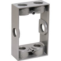 Southwire 3/4 In. 6-Hole 1-Gang Weatherproof Extension Ring WB1675EXT-UPC