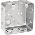 thumbnail image 1 of Southwire New Work 30.3 cu in Square Galvanized Steel 2 gang Switch Box Gray, 1 of 3