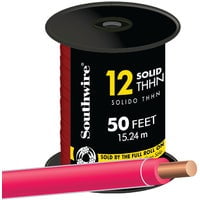 Southwire 50 Ft. 12 AWG Solid Red THHN Electrical Wire 11589983