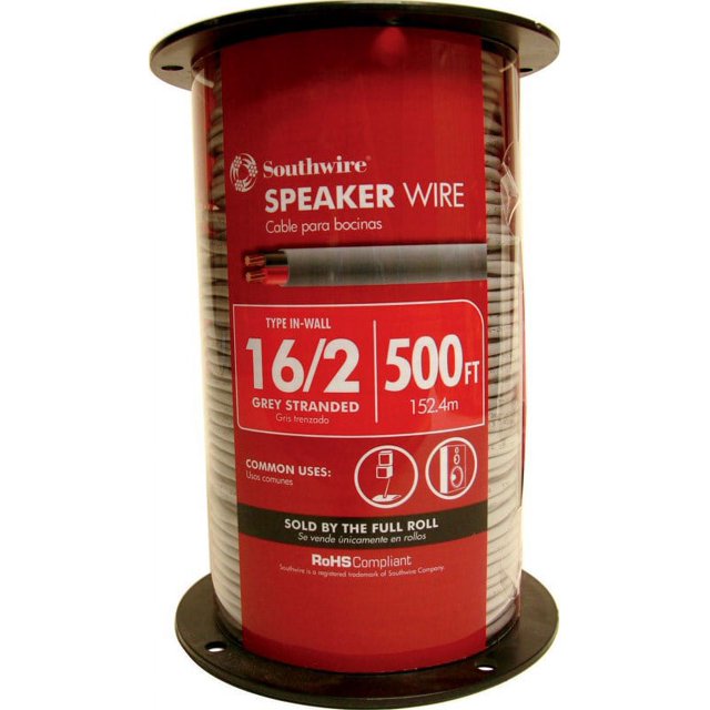 Southwire 500 ft. 16/2 Stranded Audio Speaker Wire